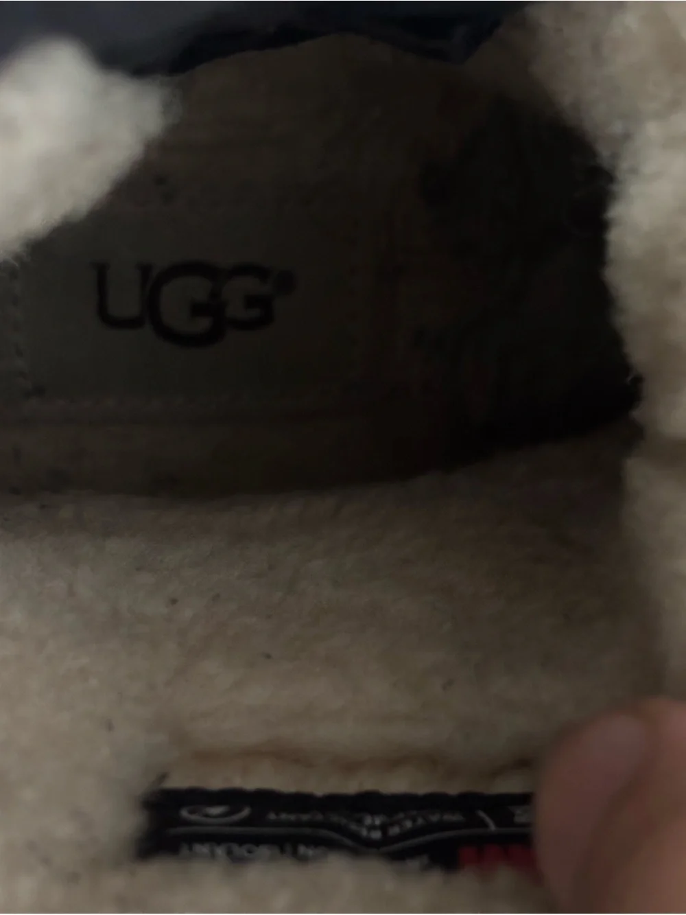 UGG Kids’ Classic Black Suede Boots – Big Kids Size 1